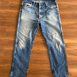 Rustler washed denim